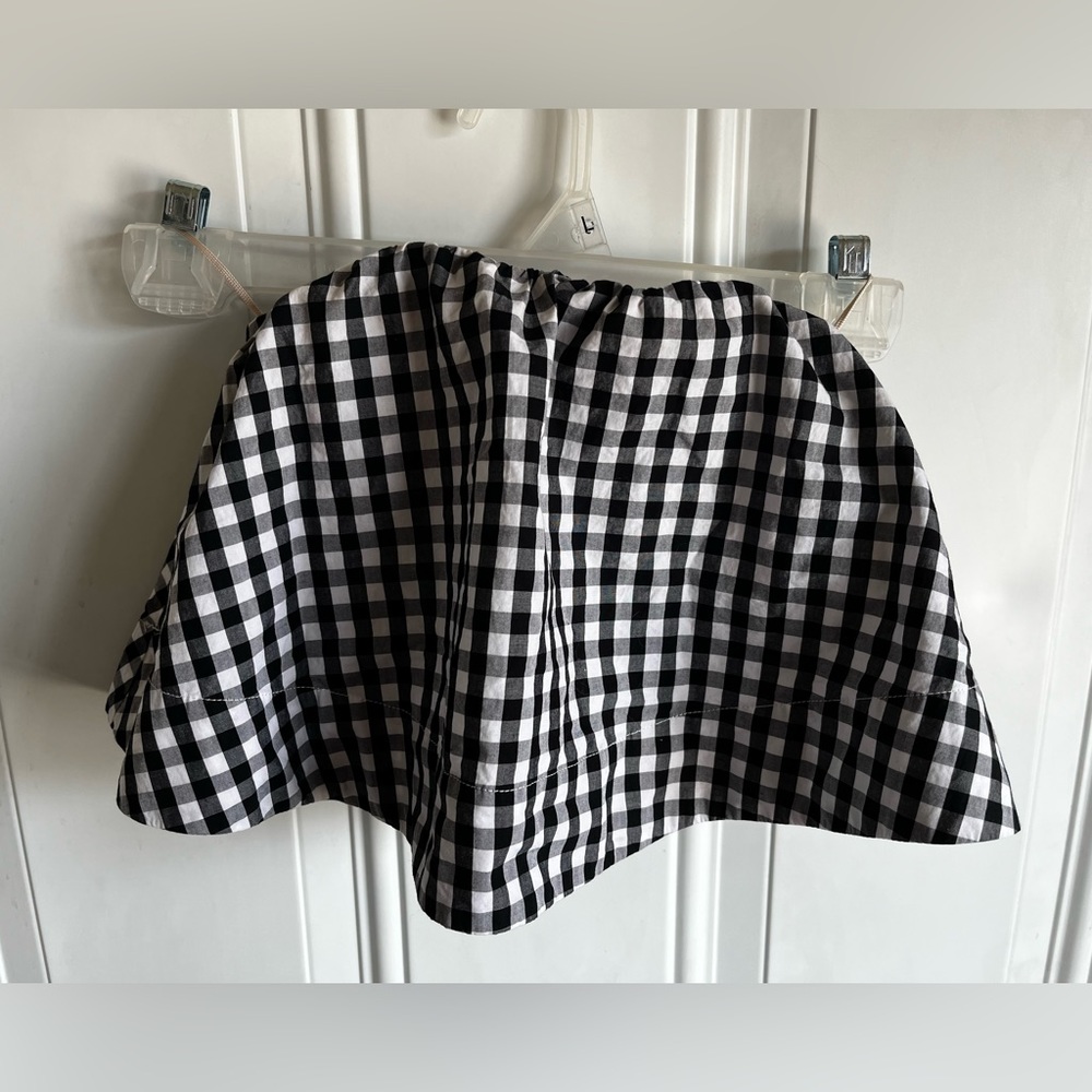Wilfred | XXS Gingam Black & White Tube Top